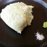 石臼挽き蕎麦香房 山の実 - 手挽きそばがき