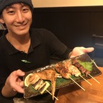 炭火焼料理 和元 - 当店自慢の焼鳥盛り合わせ。