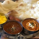 インド料理夢タージマハール吉祥寺 - マトンカレー、キーマエッグカレー