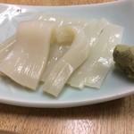 常盤木 - 【’18.1】イカ刺　500円。