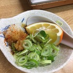 常盤木 - 【’18.1】薬味の橙・大根おろし・葱と大量の七味