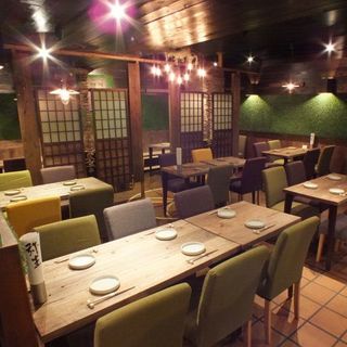 女子会や宴会に。ほっこりオシャレな和空間◎