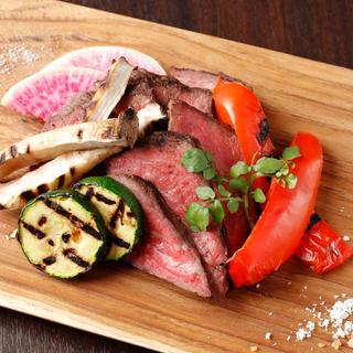 [Exquisite! ] Beef cutlet Steak and grilled vegetables are very popular ◎