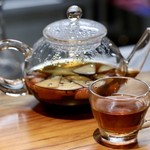 明道町中国菜 一星 - フルーツ入りプーアル茶