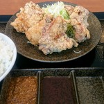 からやま - 合盛り定食(秘伝ニンニク)