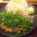 花ごろも - 熟成ねぎ味噌カツ定食（ロース・120g）