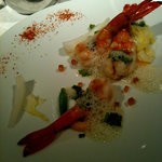 天使海老のポワレ