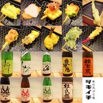 串の天ぷら屋 ツキイチ - 天ぷらに合う日本酒h常時12種以上