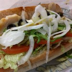 サブウェイ - チーズローストチキン　野菜は上限まで増量