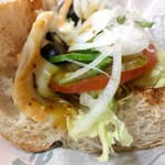 サブウェイ - チーズローストチキン。アップ