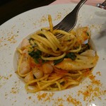 アンティカ オステリア バーチョ - 小柱、焼きネギのタリオリー二