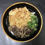 大力うどん - 持ち帰り　肉、ごぼう天うどん