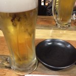 鶏料理ひとりひとり - まずビール