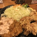 Karaage Shokudou Goichi - オーロラソースがあうチキン南蛮とサクサク衣の塩唐揚げちゃん！