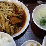 中華料理桂林酒苑 - レバニラ定食