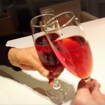 DINING ROOM IN THE MAIKO - その他写真:キールロワイヤルで再び乾杯♪