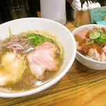 DAIKUMA - 煮干そば　肉ご飯