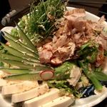 79838764 - 【葵コース】サラダ・蒸し鶏と豆腐の胡麻サラダ