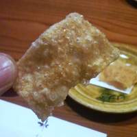 玄海 本店 - 鶏せんべいアップ