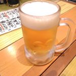 寅"むすこ食堂 - 生ビール