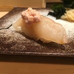 鮨 つきうだ - カワハギ 肝付き