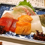 英ちゃん冨久鮓 - お造り盛り合わせ