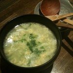Sumibiyakiniku Hachina - とりスープ雑炊