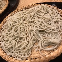 由庵 矢もり - 二種盛蕎麦 福島産右手 北海道産左手