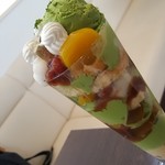 パティスリー・キュルミネ - 【2018.01】カフェメニュー・抹茶パフェ(680円+税)