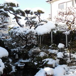 Ichikawa Oidon - 庭の雪景色
