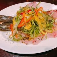 GINZA 我歩 - 天使の海老と鮮魚のカルパッチョ盛り合わせ（ハーフ）880円