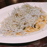 GINZA 我歩 - たっぶりしらすとあおさ海苔のペペロンチーノ 950円