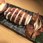 【壺抜きイカの丸焼き】(ゲソなし)