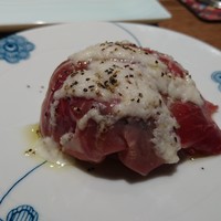 焼鳥  吉祥 - 温野菜の生ハム包み