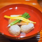 銀座 しのはら - お椀　鶉丸