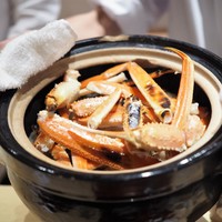銀座 しのはら - 焼きずわいがに（新潟）の炊き込みご飯
