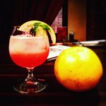 DiningBarSinzan - グレープフルーツとクランベリーのノンアルコールカクテル