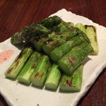しんぽ - アスパラ塩焼