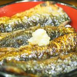 會水庵 - 焼いわしどんぶり 1200円