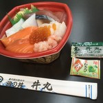 北海丼丸 - 海鮮丼並盛540円