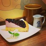 Deri Kafe Ando Ba- Kanaderika - デザートセットのブルーベリータルト＆コーヒー