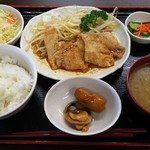 Ichiba Shokudou - 日替・焼肉定食(600円)です。