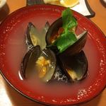 Sushi Izakaya Yataizushi - 沖シジミの酒蒸し シジミが、あさり級にどデカイ！