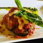 TRATTORIA OBEROI BALI - ランチセット前菜の茄子のラザニア