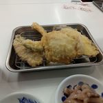 天麩羅処ひらお - ナス・ピーマン・かぼちゃと鯖にとりもも