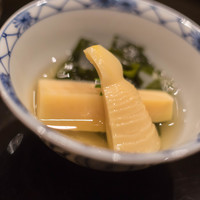 まき村 - 【强殽（しひざかな）?】、笋（たけのこ）＋和布（わかめ）
