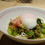 TTOAHISU - ◆五島うどんを使用したお料理・・ラグーと青梗菜、九条ネギと共に。