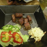 芦屋亭 - 神戸牛のサイコロステーキ