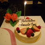 ガストロノミー ジョエル・ロブション - サプライズケーキ