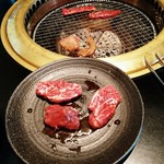 焼肉 いしび - 焼肉ミックス&ハーフ麺 1,000円 